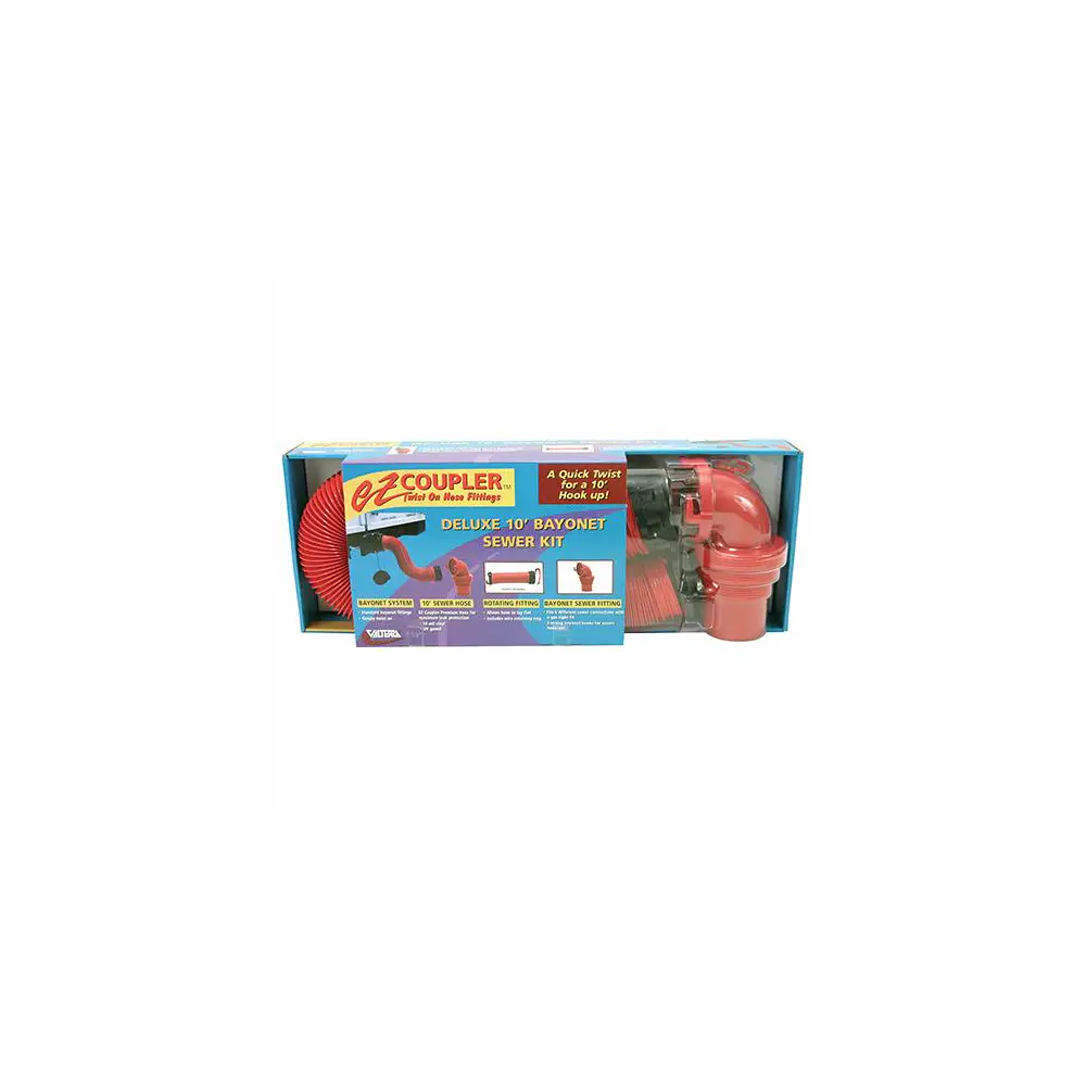 Ez Coupler Bayonet Sewer Hose Kit, 10' - VALD04-0114